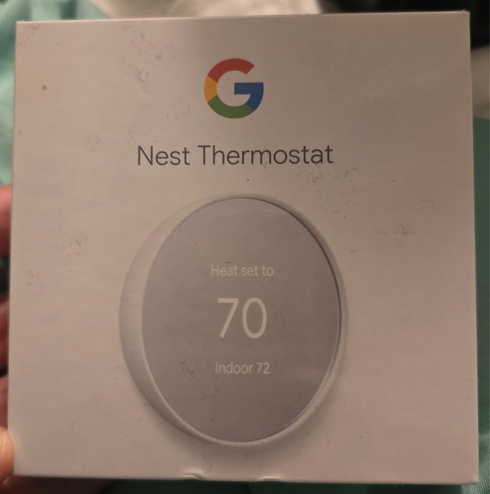 Google Nest G4CVZ Wi-Fi Thermostat Snow