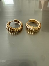 earrings for women gold 14k huggie