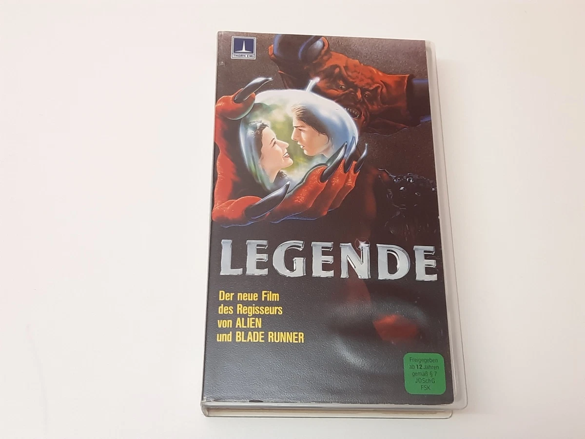 Legende 1985 VHS German PAL Video Tom Cruise Mia Sara Tim Curry Ridley Scott