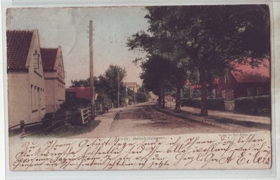 Jever Bahnhofstrasse 1901   Friesland