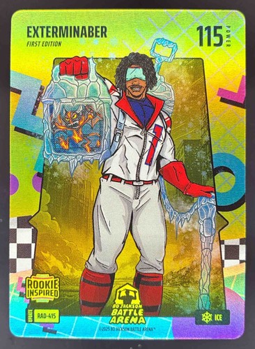 2025 BO JACKSON BATTLE ARENA ALPHA UPDATE EXTERMINABER RAD-415 ICE BATTLE FOIL