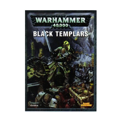 GW Warhammer 40K Codex Schwarz Templars (4th Ed) VG+