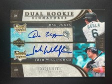 2006 Exquisite Dual Rookie Auto Josh Willingham Dan Uggla #/30