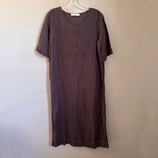 Everlane Short Sleeve Side Split Midi Dress