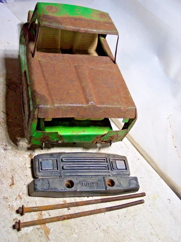 TONKA  TRUCK  cab & frame &  PARTs  project  , restore