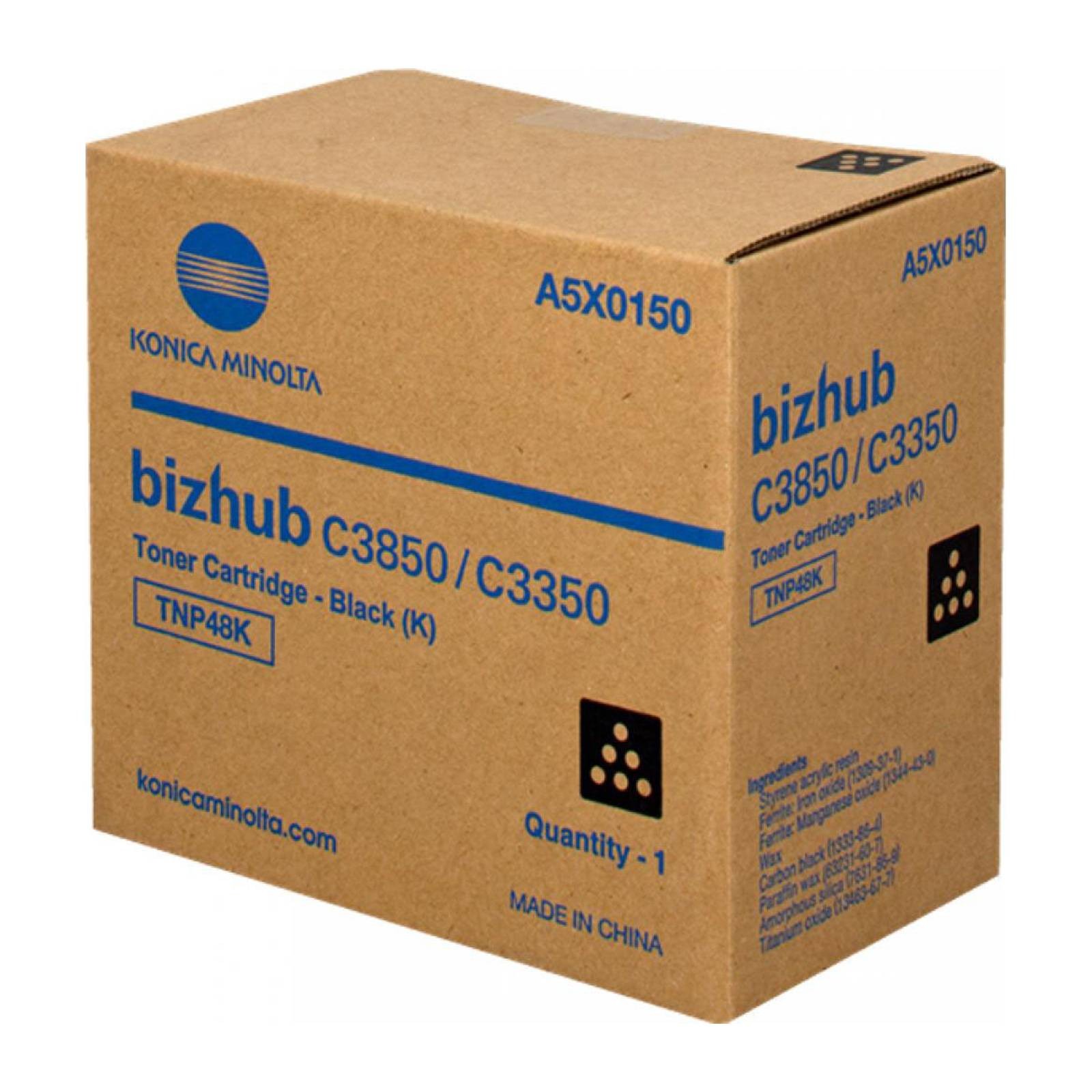 Original Konica Minolta TNP49K Black Toner Cartridge (A95W150)