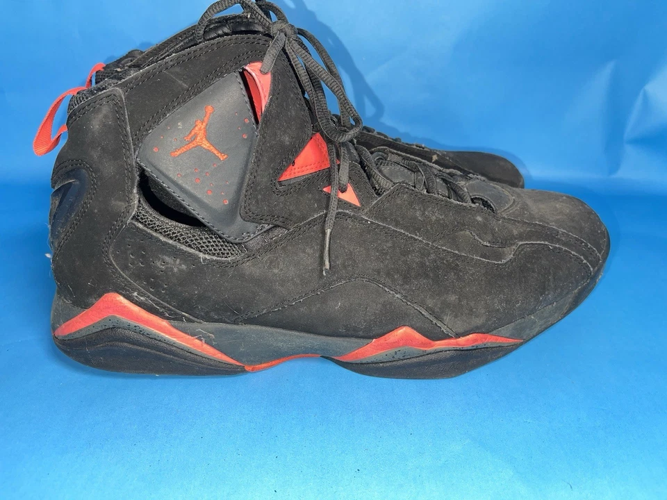 Nike Air Jordan True Flight 23 Tenis Zapatos Talla 14 Negro Infrarrojo 342964-023 Foto 3 de 4