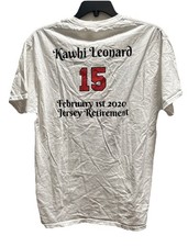 Kawhi Leonard San Diego State T Shirt Medium Adult Short Sleeve 100% Cotton