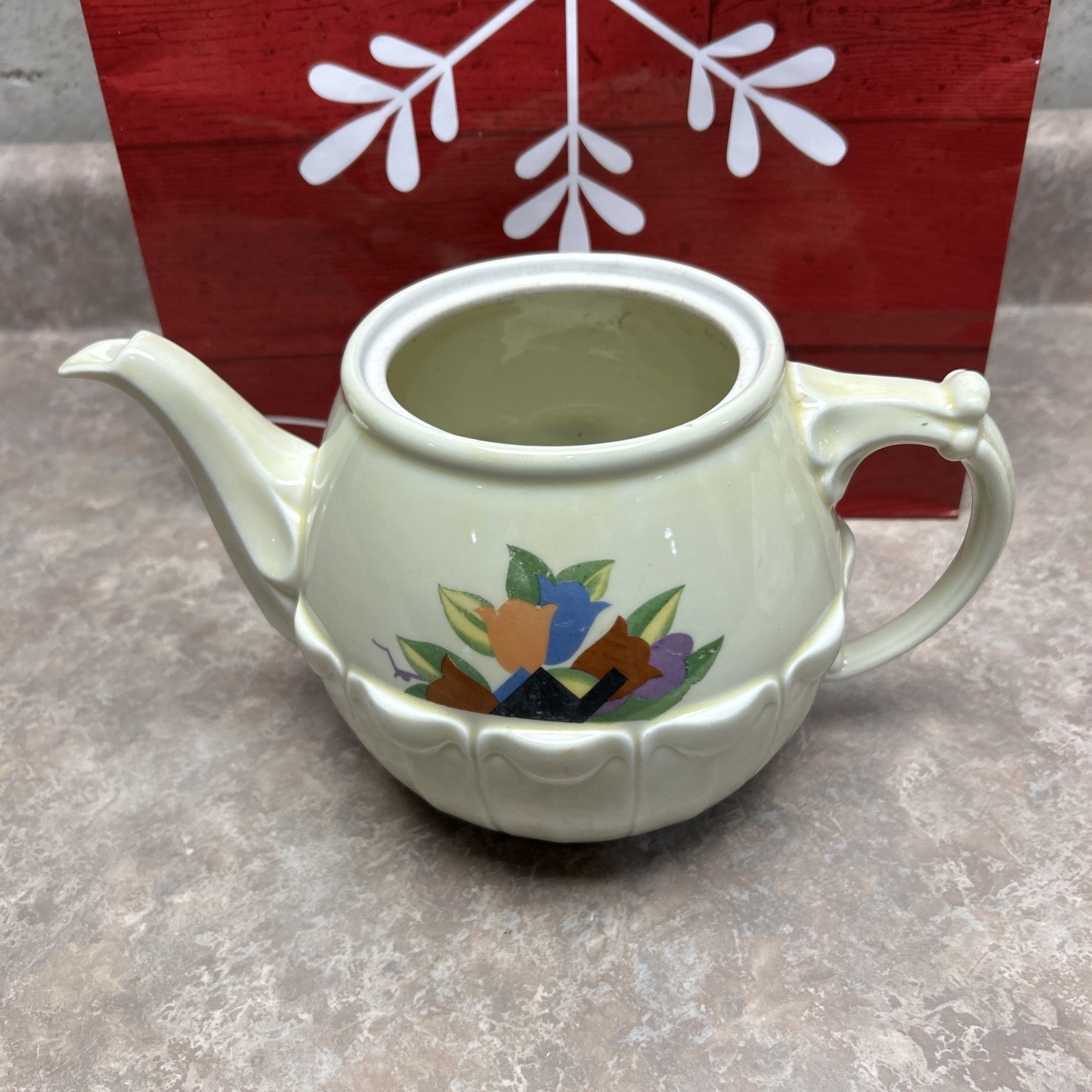 Vintage Enterprise Aluminum Co DRIP-O-LATOR Coffee Pot flower Decor