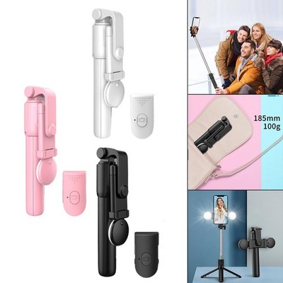 Selfie-Stick-Stativ mit Aufhelllicht mit Wireless Remote Stabilizer Vlogs