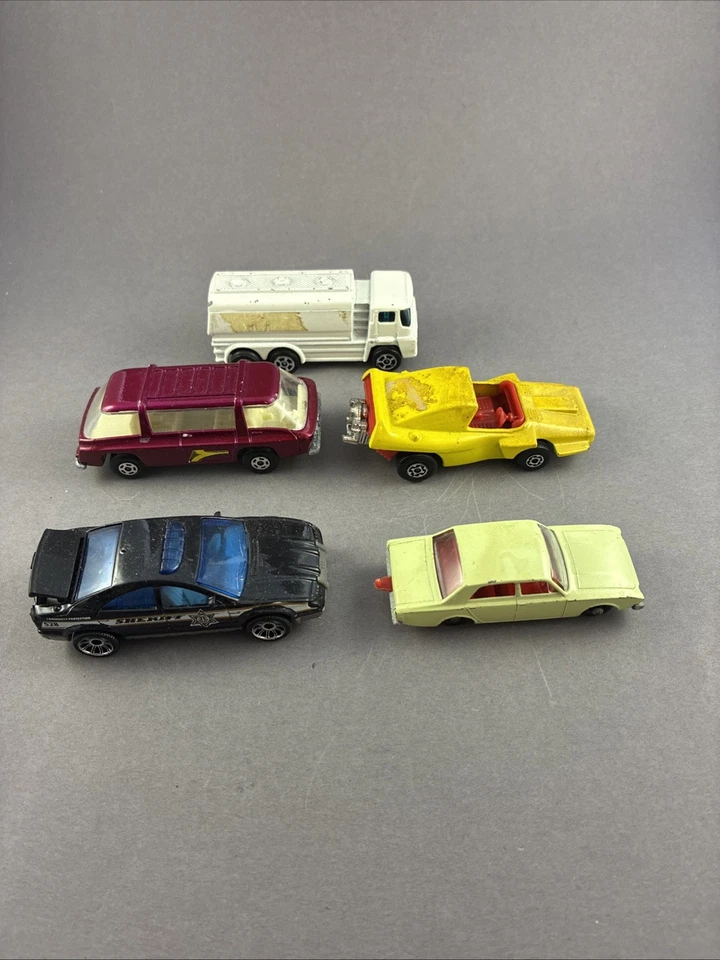 Vintage Matchbox Lot Of 11 Cars-  Guy Tanker Exxon In Great Britain & More - Image 2 of 4