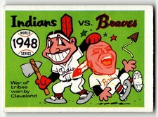 1970 Fleer World Series 1948 - Indians vs. Braves #45 HIGHER GRADE