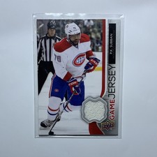 Upper Deck Series One Game Jersey P.K. Subban GJ-PS Canadiens