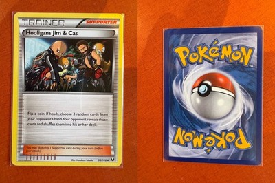 HOOLIGANS JIM & CAS 95/108 UNCOMMON DARK EXPLORERS POKEMON NEAR MINT