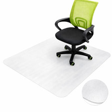 Bodenschutzmatten für Hartböden in 10 Größen Bürostuhlunterlage Bodenschutzmatte