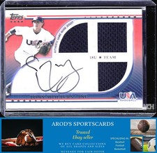 2010 Topps USA Baseball *Tony Wolters **Card #USAR-TW** AUTO RELIC