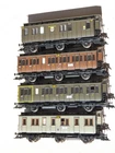 Roco H0 Passenger Car Set 4 Compartment Cars KPEV Prussia Epoch I