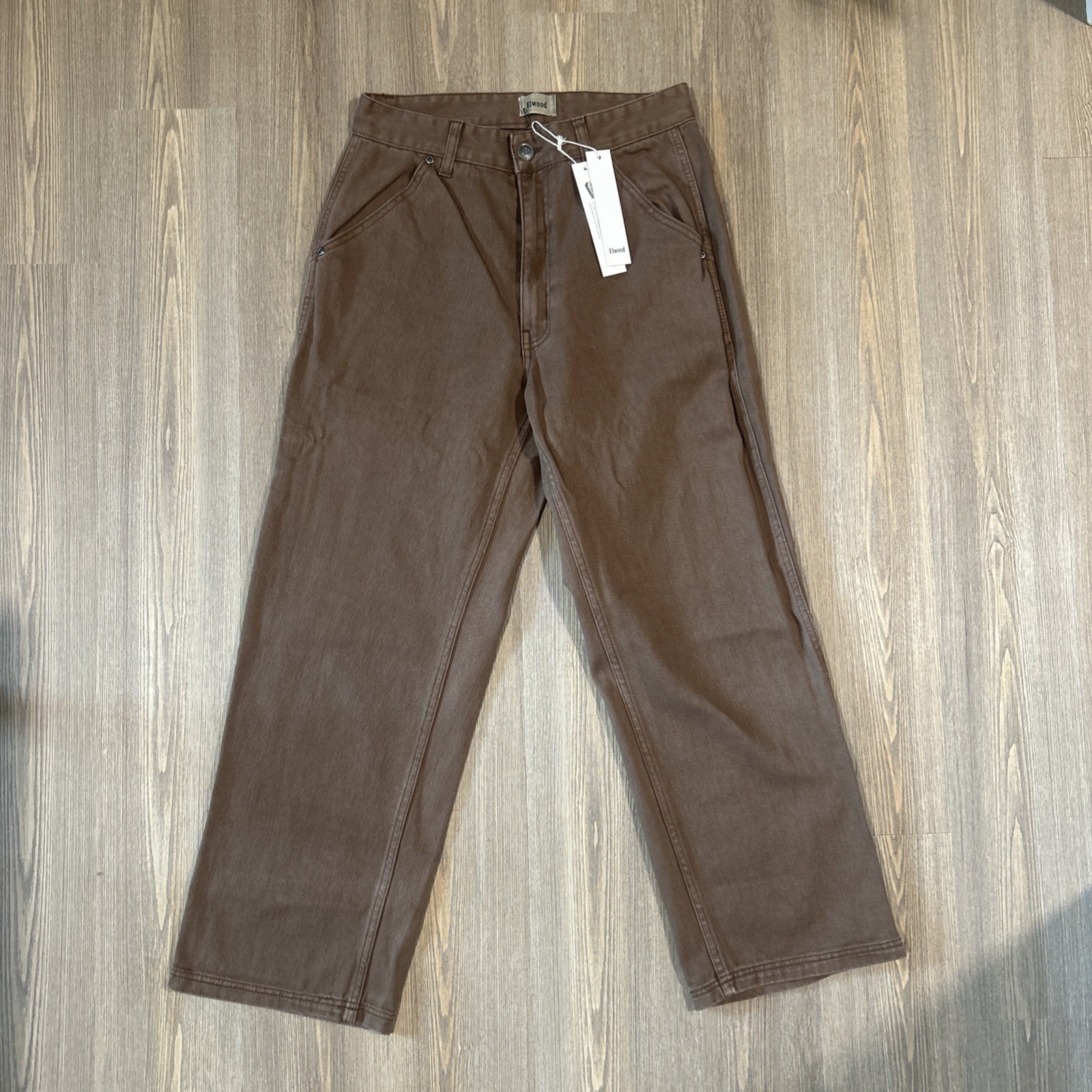 NEW - Elwood Alameda Twill Pants (Men’s Medium, Dull Brown, ST#00001)
