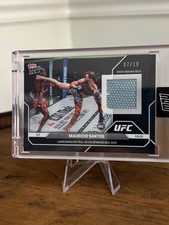Mauricio Ruffy Santos Event Used Mat Relic /10 Black Foil UFC 313 Topps ROOKIE