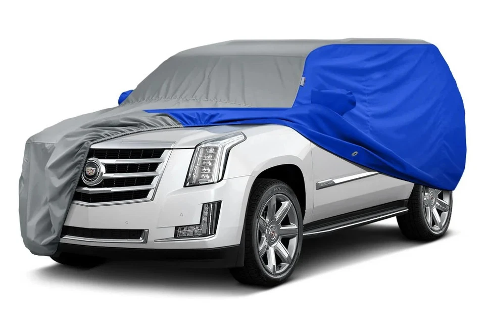 For Suzuki XL-7 07-09 Car Cover WeatherShield HP Two-Tone Gray Custom Car Cover - Image 2 of 4