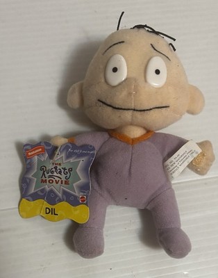 RARE Vintage 1998 Viacom Rugrats Nickelodeon Baby Dil Pickles Plush 6  New w Tag