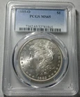 PCGS  /  1885  O / MS  - 65 / MORGAN SILVER DOLLAR