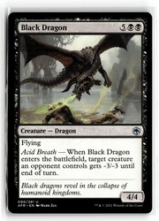 Black Dragon 090/281 Adventures in the Forgotten Realms