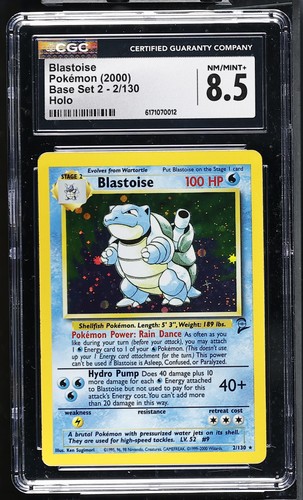Blastoise graded CGC 8.5 for sale on eBay