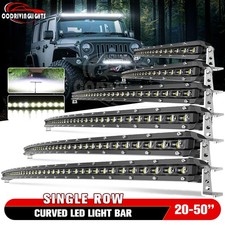 714202632384450 Curved Led Light Bar Combo Driving Lamp For Atv Suv Boat