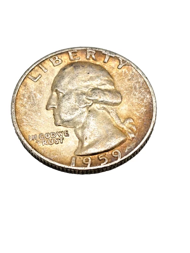 1959 WASHINGTON SILVER QUARTER  COIN