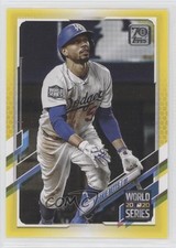 2021 Topps World Series Highlights Walgreens Yellow Mookie Betts #15 13ve