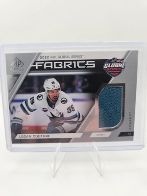 2023-24 Upper Deck SP Game Used - 2022 Global Series Fabrics Logan Couture...