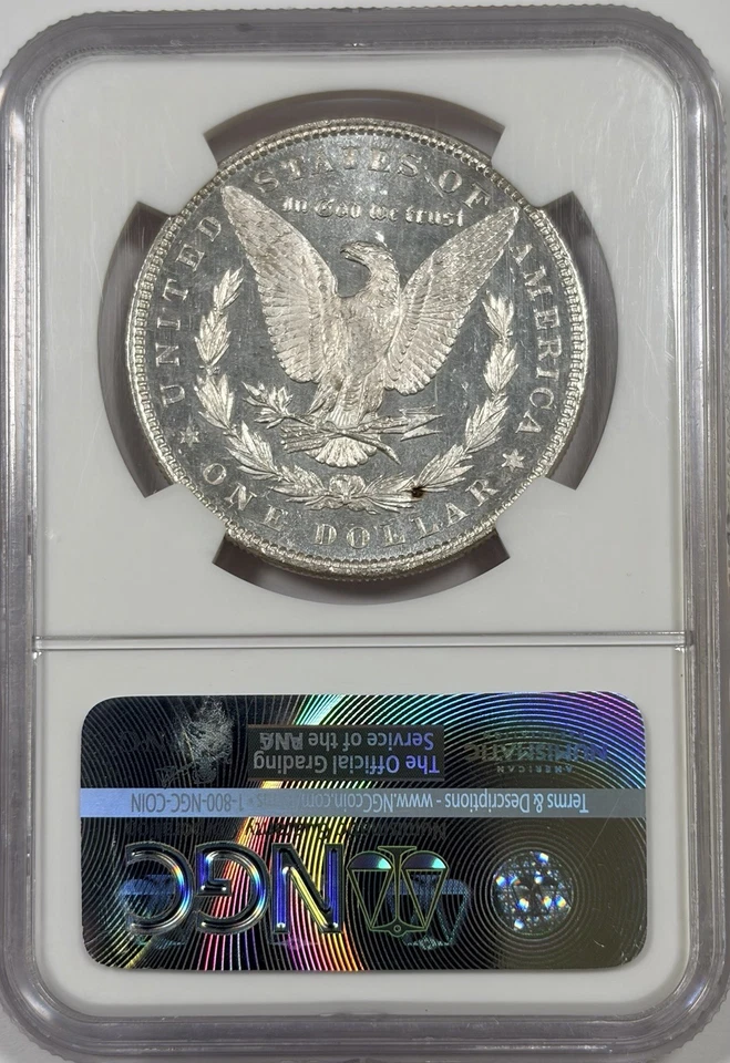 1886 P $1 MS64DMPL / DPL - Deep Mirror Prooflike Morgan Silver Dollar - NGC - Image 2 of 2