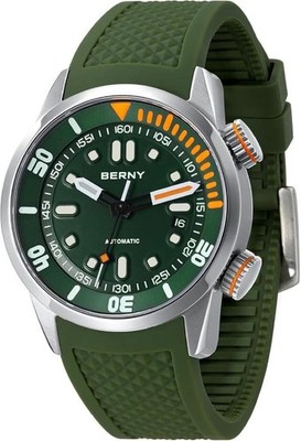 BERNY AM339M-GRN Automatic Analog-Digital Green Stainless Steel 1.65 inch Watch