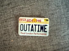 Back To The Future Musical Uk Final London Performance Badge - LIMITED EDITION