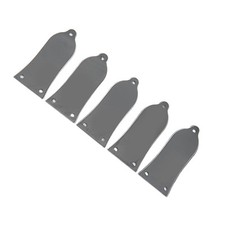 5PCS 3 Holes Truss Rod Cover Plastic Neck Adjusting Rod Cover Plates for Guitar