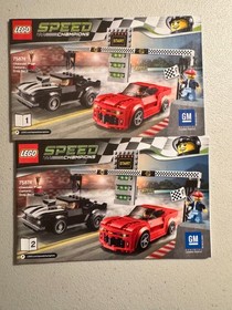 Lego 75874 Chevrolet Camaro Drag Race Used, 100% complete with instructions