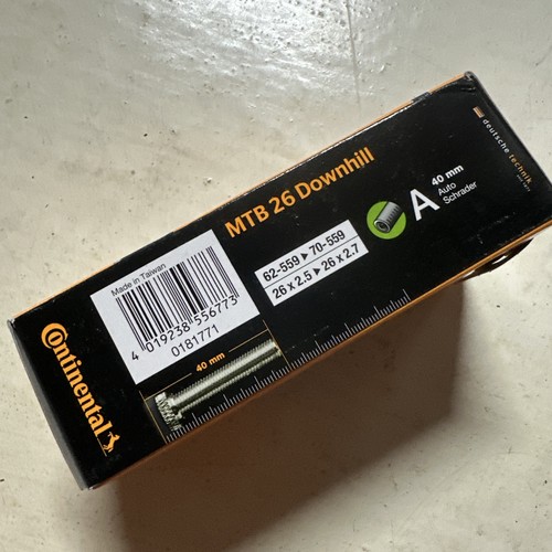 Continental Contitube 26 x 2.5-2.7 Downhill DH Mountain Bike Tire Inner Tube 26” - Picture 4 of 8