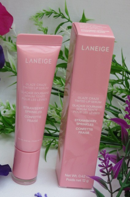Laneige 💕 Glaze Tinted Lip Serum 12g - Strawberry Sprinkles ~ Hydrating 💗BNIB