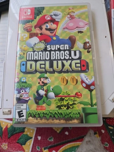 New Super Mario Bros. U Deluxe (Nintendo Switch). CIB. Tested