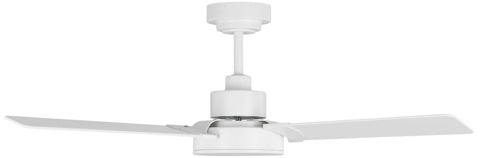 44" Visual Comfort Jovie Matte White Ceiling Fan with Wall Control - Image 3 of 3