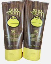 2x Sun Bum Original Moisturizing Sunscreen Lotion, Broad Spectrum SPF 30, 6 Fl O