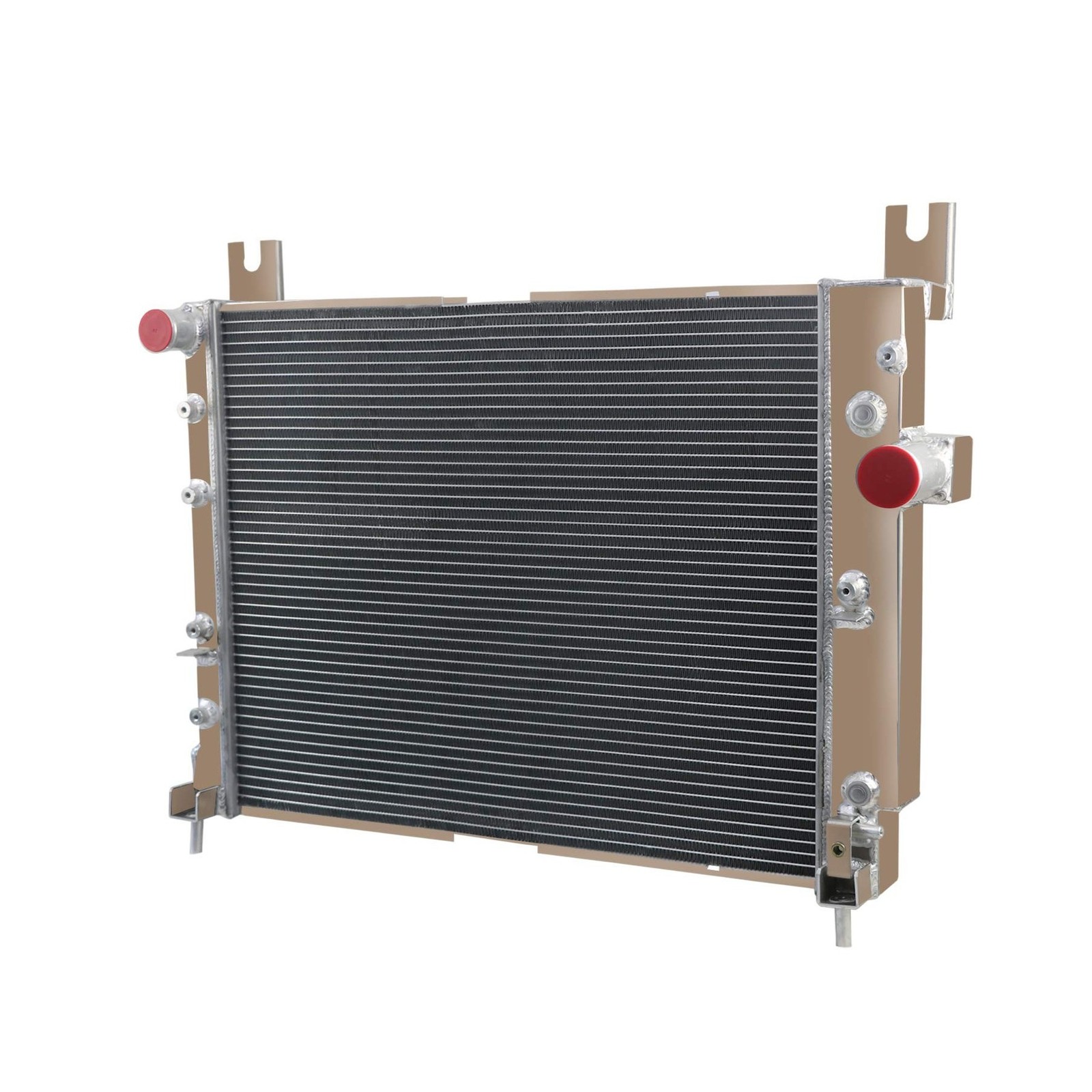 ECMRAD 3 Row Aluminum Radiator Compatible for 2000-2004 Dodge Dakota Durango ...