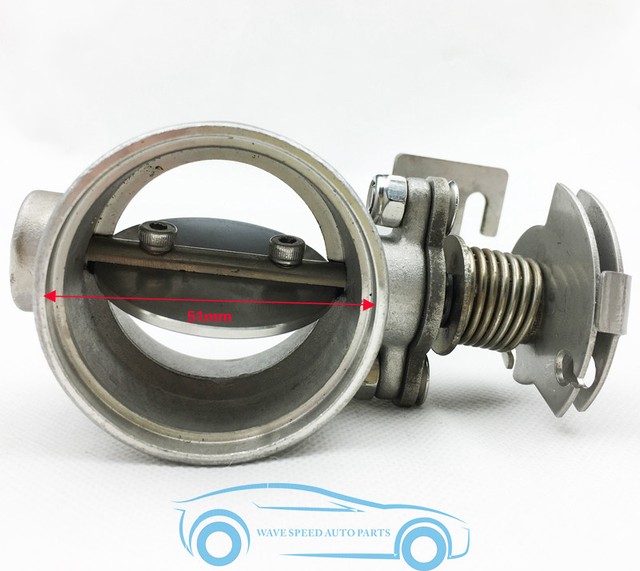 51mm2'' Motorcycle Manual Exhaust Valve Engine Roar Sound Cutout