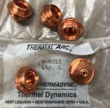 (5) Thermal Dynamics Plasma 70 Amp Tip 9-6013 PCH70 AR/H2 OEM