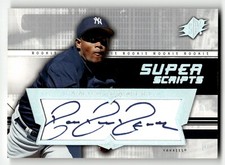 2004 SPX RAMON MARTINEZ #SU-RR SUPER SCRIPTS ON CARD AUTOGRAPH NY YANKEES ROOKIE. rookie card picture