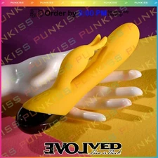 Rechargeable Selopa Buzzz Bunny Dildo Clit G-Spot Rabbit Vibrator Sex Toys Women