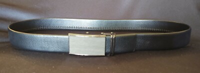 Marino Mens Genuine Leather Ratchet Dress Belt black Adjustable up to 34" | eBay Marino Mens Genuine Leather Ratchet Dress Belt black Adjustable up to 34" | eBay