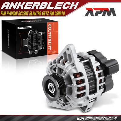 Lichtmaschine Generator 90A für Hyundai Accent Coupe Elantra Getz KIA Cerato Rio