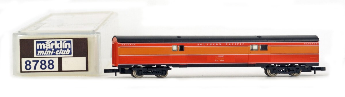 Märklin mini-club Zゲージ Southern Pacific MARKLIN MINI-CLUB 8788 Z GAUGE Southern Pacific Daylight Baggage